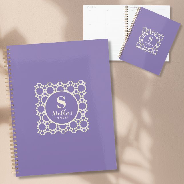 Agenda Hermoso patrón geométrico moderno Personalizado (Subido por el creador)