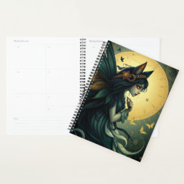 Agenda Hermoso retrato de Cat Fairy