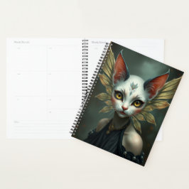 Agenda Hermoso retrato de Cat Fairy