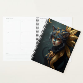 Agenda Hermoso retrato de Cat Fairy