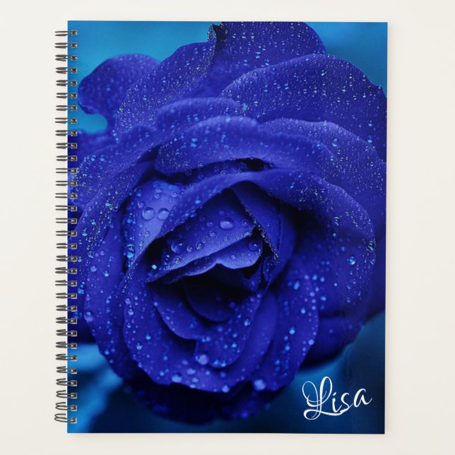 Agenda Hermoso Rosa azul (Anverso)