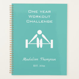 Agenda Hermoso y brillante desafío de entrenamiento de un