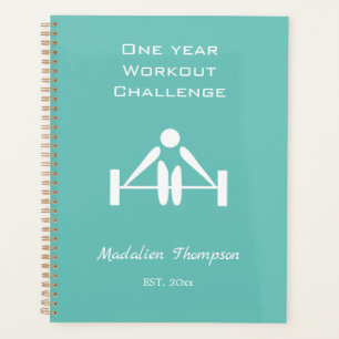 Agenda Hermoso y brillante desafío de entrenamiento de un