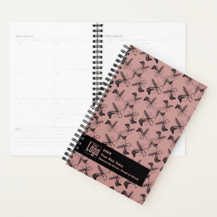 Agenda Herramientas de estilo de pelo promocional Patrón