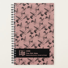 Agenda Herramientas de estilo de pelo promocional Patrón