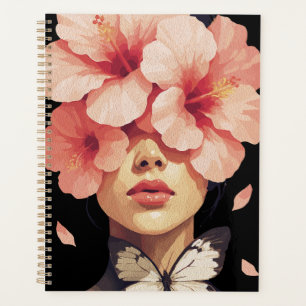 Agenda Hibisco y Mariposa – Botánica Floral Moderna