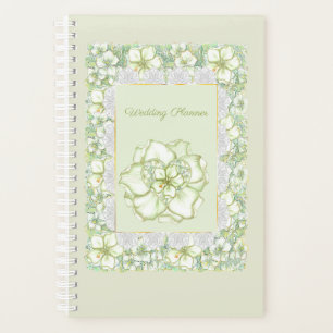 Agenda Hibiscus & lace WHITE