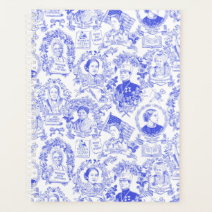 Agenda Histórica Feminista Pioneers Blue Toile