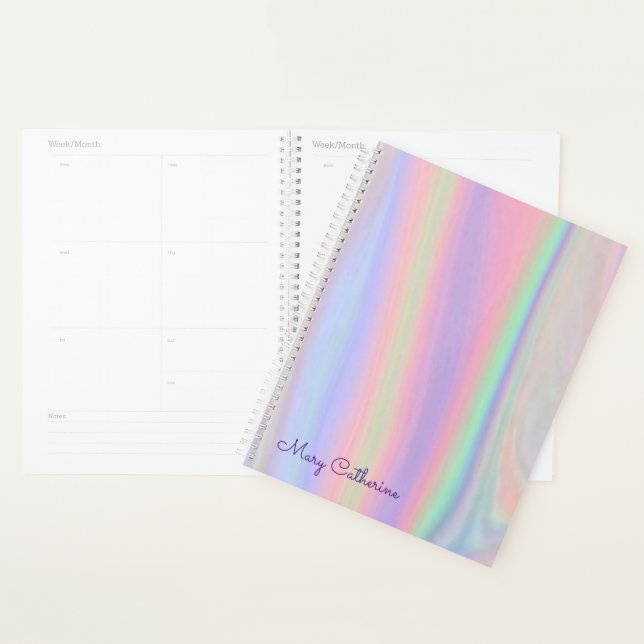 Agenda Hogar rosa holográfico (Demostración)