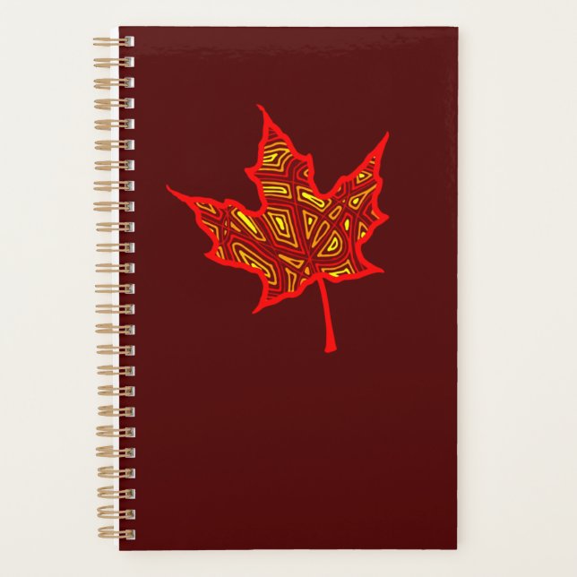 Agenda Hojas de Fuego (Anverso)