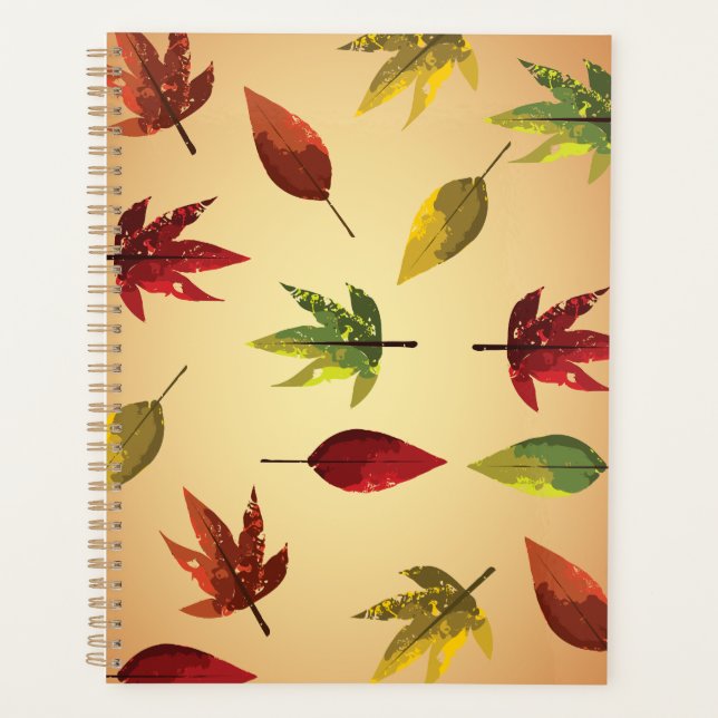 Agenda Hojas de otoño pictóricas (Anverso)