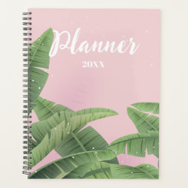 Agenda Hojas de plátano personalizadas