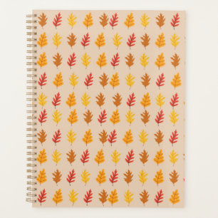 Agenda Hojas de roble otoñales
