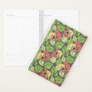 Agenda Hojas De Selva Exóticas Y Elefantes