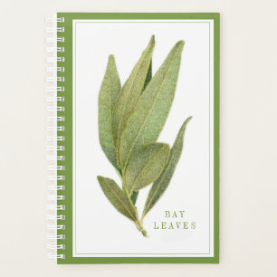 Agenda HOJAS FRESH BAY 5.5x8.5 Planner / Green