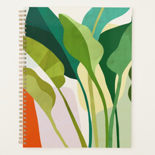 Agenda Hojas tropicales (Anverso)