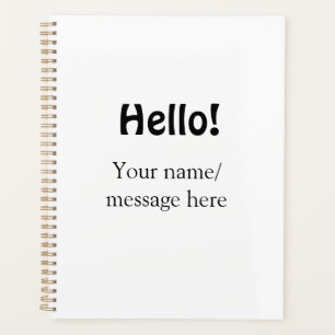 Agenda Hola agregar mensaje de nombre simple mínimo tem d