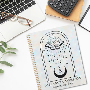 Agenda Holografía celestial de poliéster y de luna