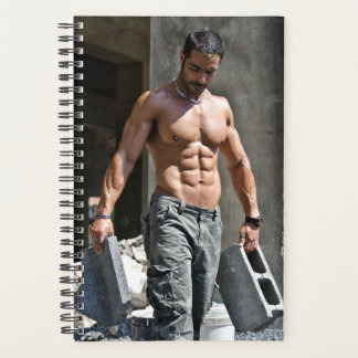 Agenda Hombre Caliente Sexy Shirless Construction Worker