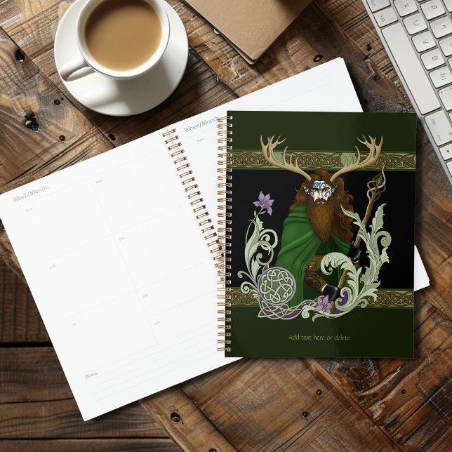 Agenda Hombre de los Cuerna Celta Verde  (Subido por el creador)