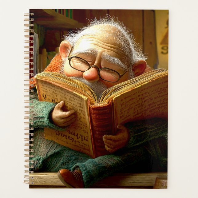 Agenda Hombre Leyendo (Anverso)