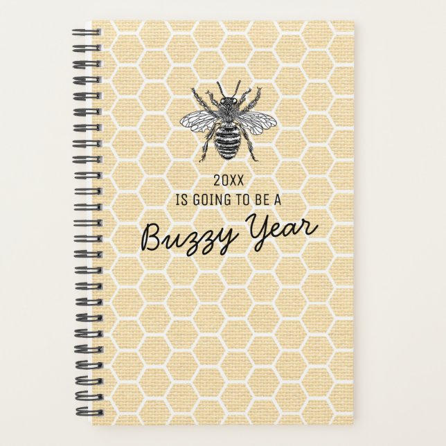 Agenda Honeycomb Busy Bee 2026 (Anverso)