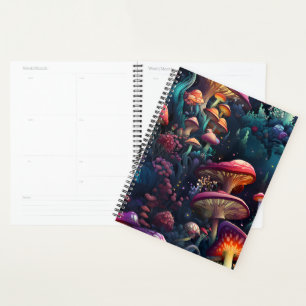 Agenda Hongos de colores vivos