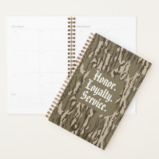 Agenda Honor a Veteranos Militares Camuflaje Bottom Lands