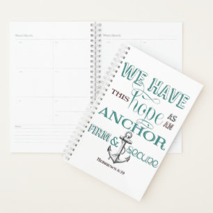 Agenda Hope Anchor Weekly Planner