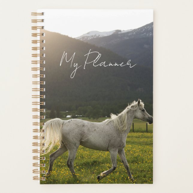 Agenda Horse Planner - Spring Theme (Anverso)