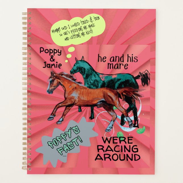 Agenda horsey antics (Anverso)