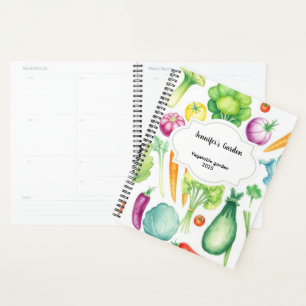 Agenda Hortalizas acuáticas patrón jardín personal