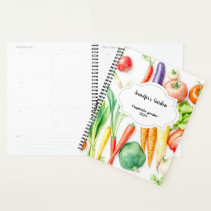 Agenda Hortalizas acuáticas patrón jardín personal