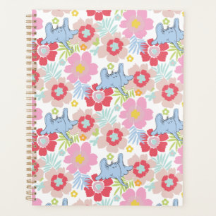 Agenda Horton oye a Quién Patrón de flores pastel