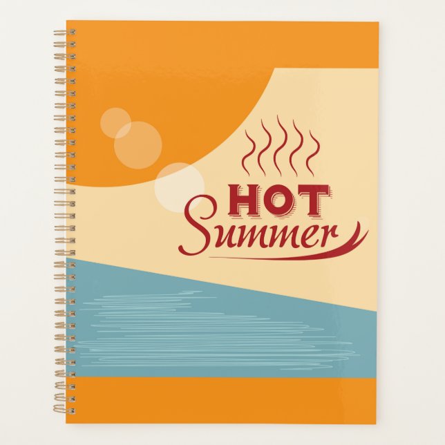 Agenda Hot Summer Vintage Retro Vibes (Anverso)