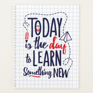 Agenda Hoy Es El Día Para Aprender Algo Nuevo