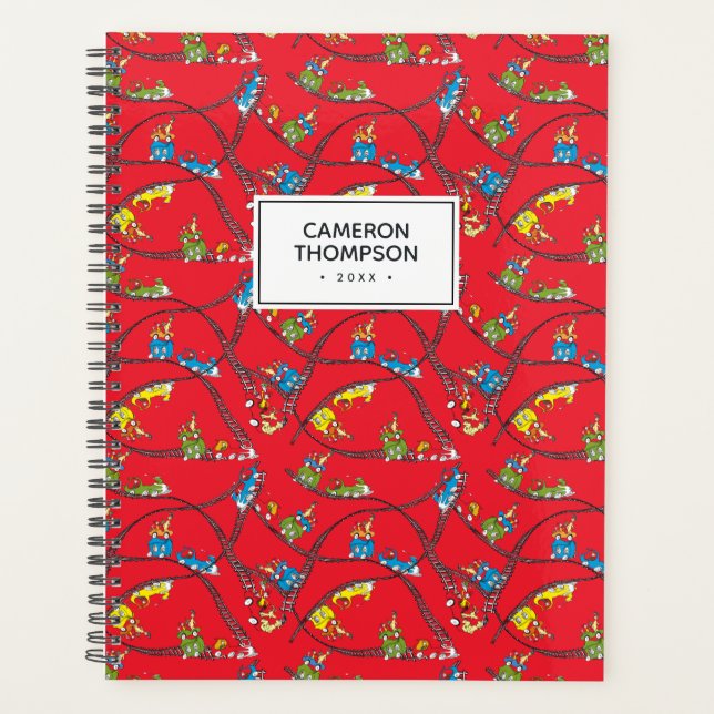 Agenda Huevos verdes y jamón | Patrón de tren (Anverso)