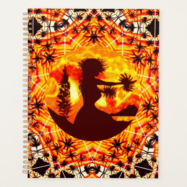 Agenda Hula Palms de Hawaii Sunset (Anverso)