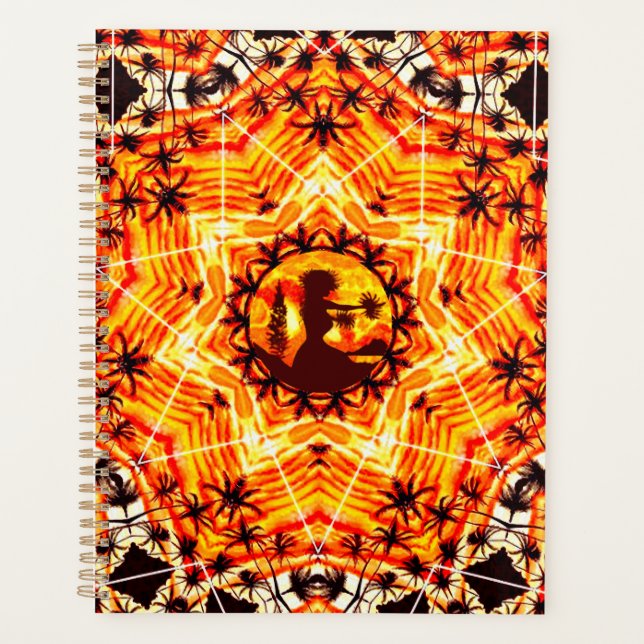 Agenda Hula Palms de Hawaii Sunset (Anverso)