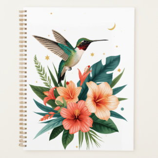 Agenda Hummingbird Bloom Tropical Planner