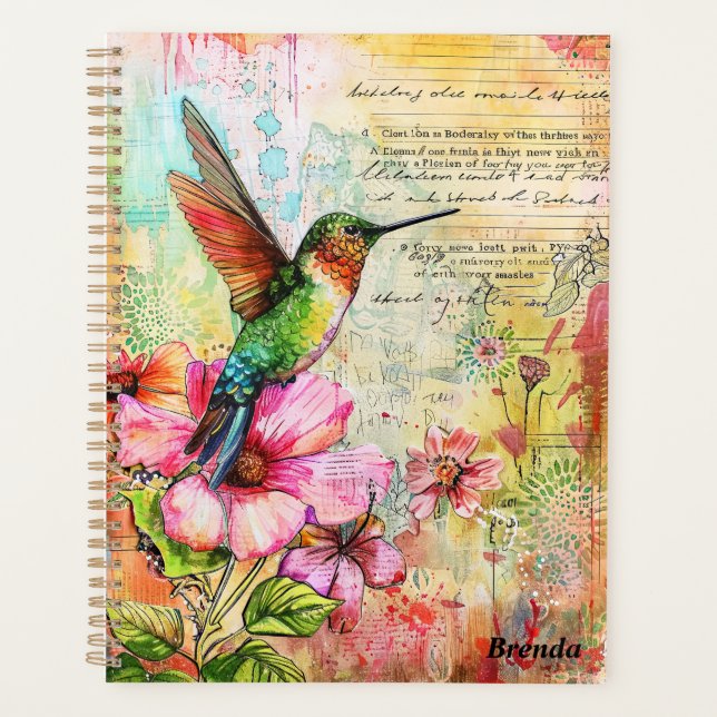 Agenda Hummingbird retro (Anverso)