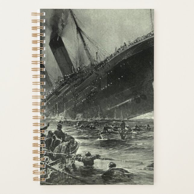 Agenda Hundimiento de RMS Titanic (Anverso)