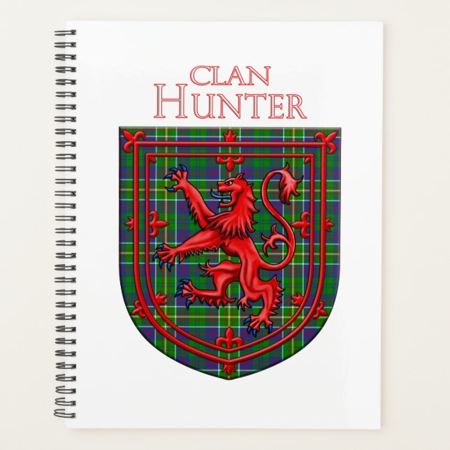 Agenda Hunter Tartan Scottish Plaid Lion Rampant (Anverso)