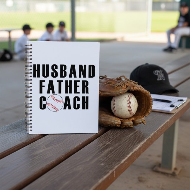 Agenda Husband Father Coach Baseball Dad Quote (Subido por el creador)