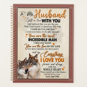 Agenda Husband Gift Carta A Mi Esposo De La Esposa