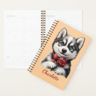 Agenda Husky Personalizado con Nombre Personalizado