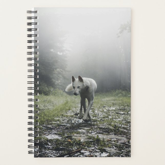 Agenda Husky Siberiano Blanco (Anverso)