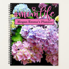 Agenda Hydrangea garden, rosa, azul, púrpura floral mamá