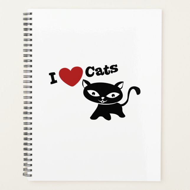 Agenda I love cats (Anverso)