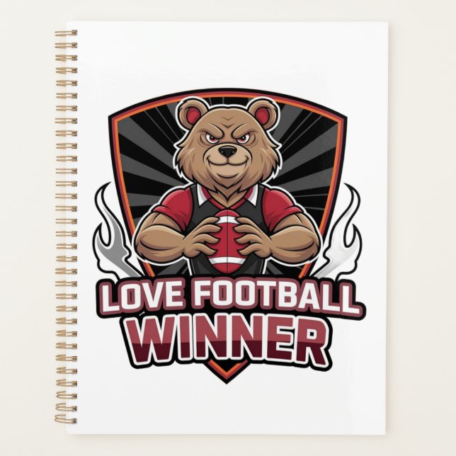 Agenda I love football  (Anverso)